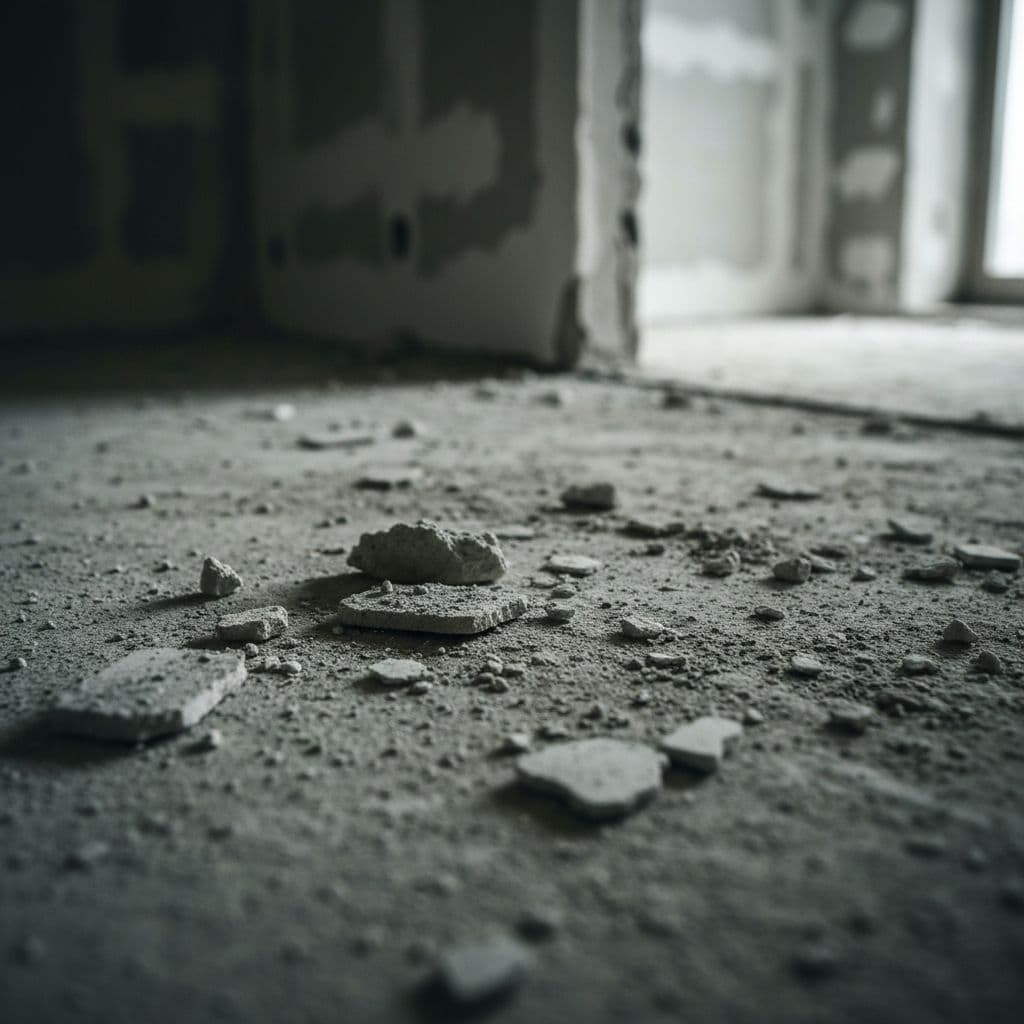 Espacio antes de la limpieza profesional